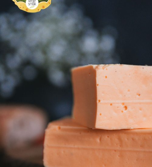 Wegański ser Cheddar